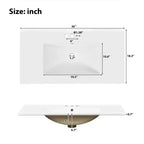 Tocador de baño de 72 pulgadas con tocadores dobles, mueble lavabo de baño con puertas de cierre suave y estante ajustable, Espresso