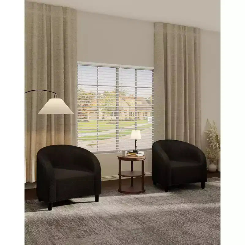 Sillón decorativo, sillones individuales acogedores de boucle, sillón club redondo cómodo, sillón moderno con cojín suave, para sala de estar, dormitorio, lectura