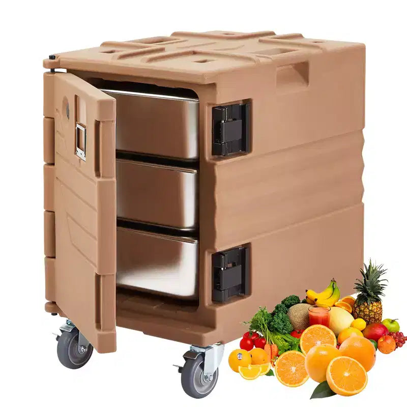 COZONY Calentador Portátil de Alimentos 82 QT, Ruedas de Carga de Doble Extremo de Calentamiento Eficiente para Reuniones Familiares Comedor
