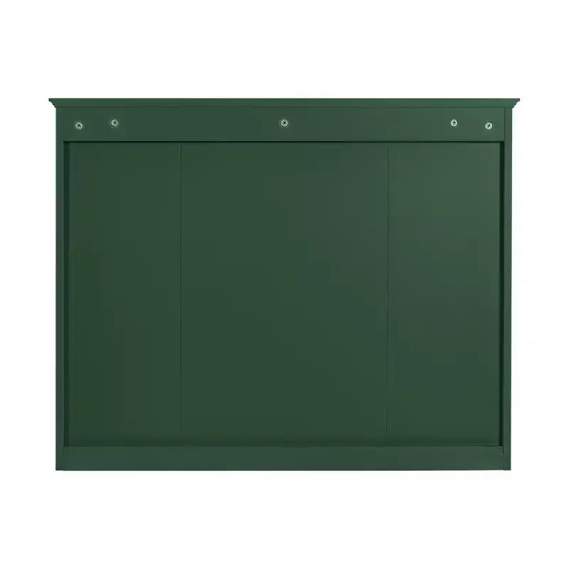 CASAINC 35 x 27.5 Espejo para baño con 6 estantes abiertos, gabinete de medicinas montado en la pared (sin tocador)