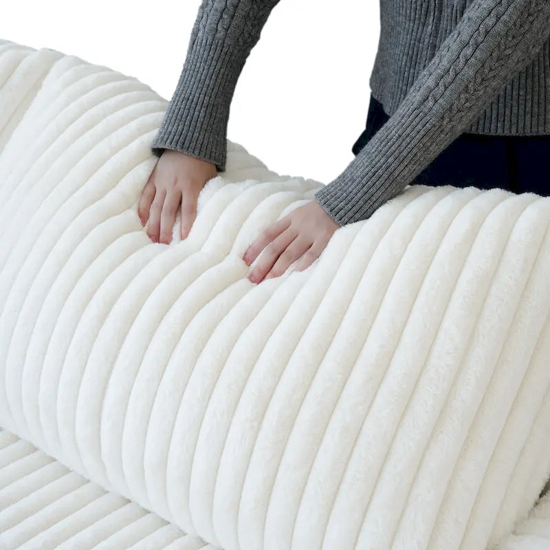 Sofá Seccional Modular de 6 Piezas con Chaise y Otomana