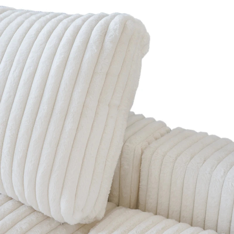Sofá Seccional Modular de 6 Piezas con Chaise y Otomana