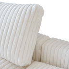 Sofá Seccional Modular de 6 Piezas con Chaise y Otomana