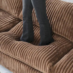 Sofá Seccional Modular de 6 Piezas con Chaise y Otomana