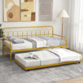 Sofá cama de metal tamaño individual con cama nido
