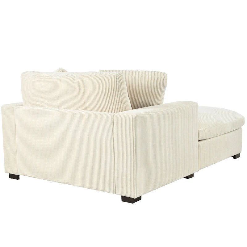 Sillón diván extragrande color beige