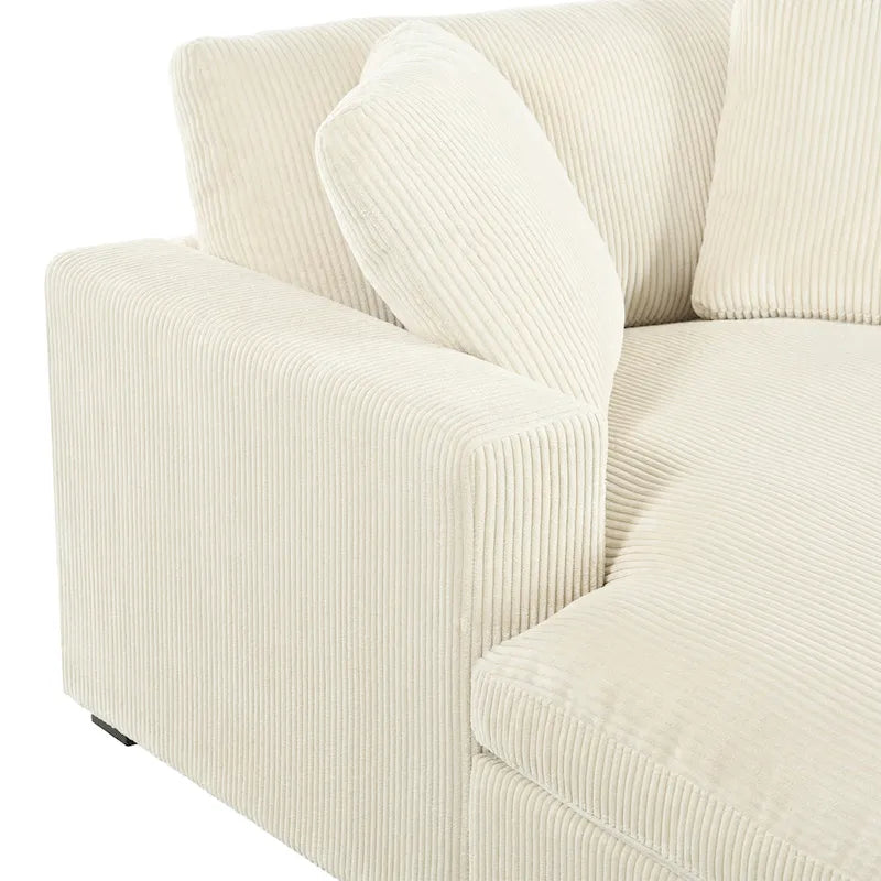 Sillón diván extragrande color beige