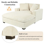 Sillón diván extragrande color beige