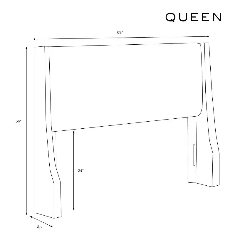 Cabecero de cama de alas Skyline Furniture con botones y capitoné de diamante