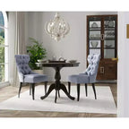 Mesa de comedor de pedestal redonda Carolina Living 36 Salem