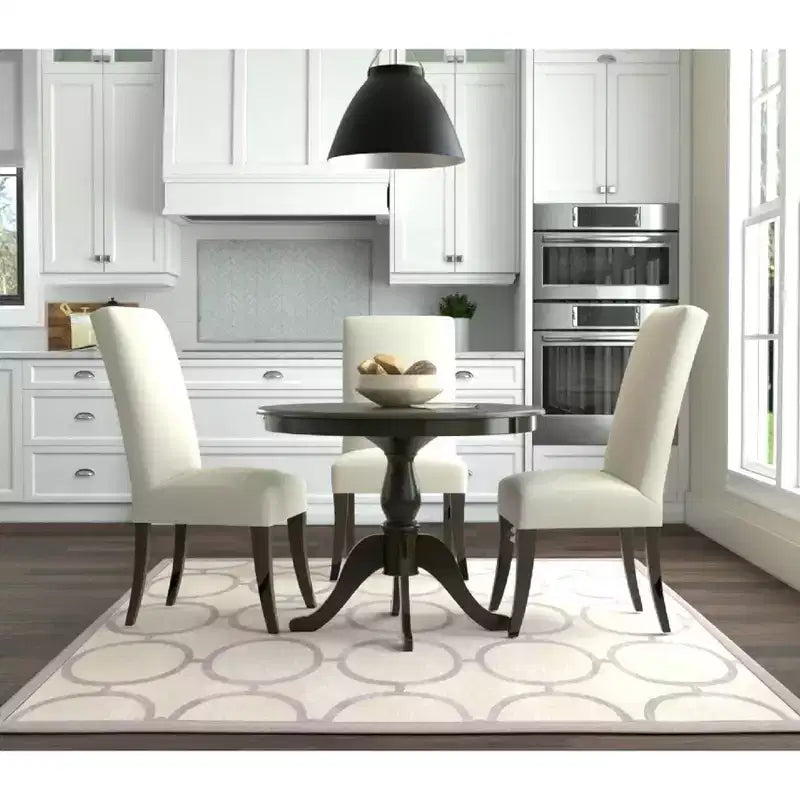 Mesa de comedor de pedestal redonda Carolina Living 36 Salem
