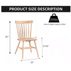 Silla Copenhague sin terminar - International Concepts: Madera maciza, Parawood, sin brazos