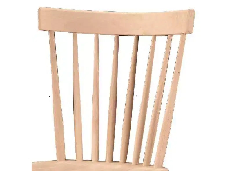 Silla Copenhague sin terminar - International Concepts: Madera maciza, Parawood, sin brazos