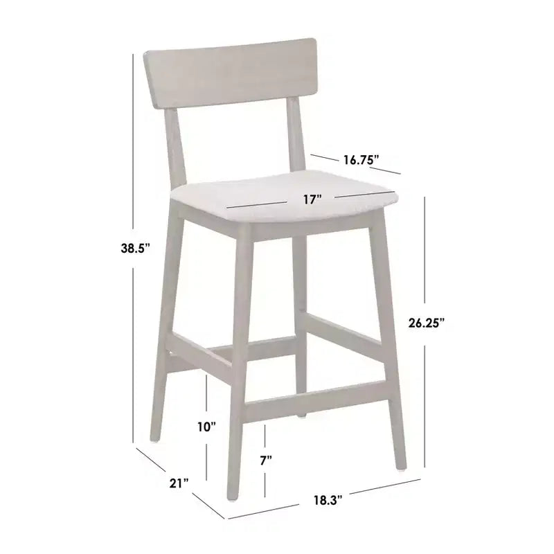 Juego de comedor de 5 piezas Newington Counter Height de Lifestorey, color nogal