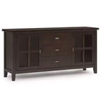 Aparador buffet grande Stratford de color castaño oscuro - WyndenHall