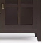 Aparador buffet grande Stratford de color castaño oscuro - WyndenHall