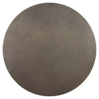 Mesa de comedor redonda de hormigón y acacia Manchester Modern, gris - Armen Living