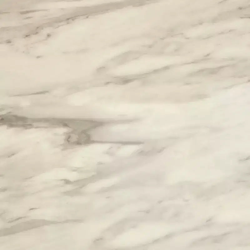 Juego de comedor redondo de 3 piezas Buylateral Saville moderno de mediados de siglo con imitación de mármol Nogal/Gris