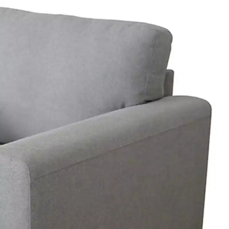 Sillón Kyrene de 41" de lino gris claro - Acme Furniture: Sillón auxiliar tapizado con patas de metal