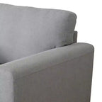 Sillón Kyrene de 41" de lino gris claro - Acme Furniture: Sillón auxiliar tapizado con patas de metal