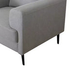 Sillón Kyrene de 41" de lino gris claro - Acme Furniture: Sillón auxiliar tapizado con patas de metal