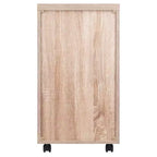 Juego de escritorio modular Kenner de 3 piezas con 2 cajones y 3 estantes de madera recuperada - Winsome