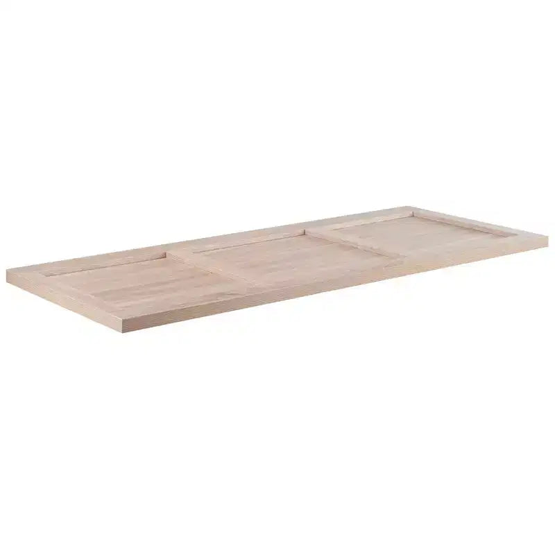 Juego de escritorio modular Kenner de 3 piezas con 2 cajones y 3 estantes de madera recuperada - Winsome