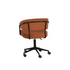 Silla de oficina Prestwick de Linon, color caramelo