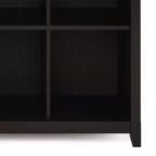 Estantería de almacenamiento Halifax de 12 cubos WyndenHall de 48", marrón nogal: estilo de transición, estructura de pino y madera contrachapada, estantes fijos