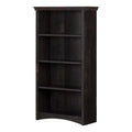 57.75" Gascony 4 Shelf Bookcase Black - South Shore