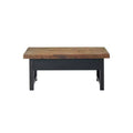 42" Pomona Coffee Table: Rustic Lift-Top Storage, Distressed Pine Wood, Industrial Style, Black Frame