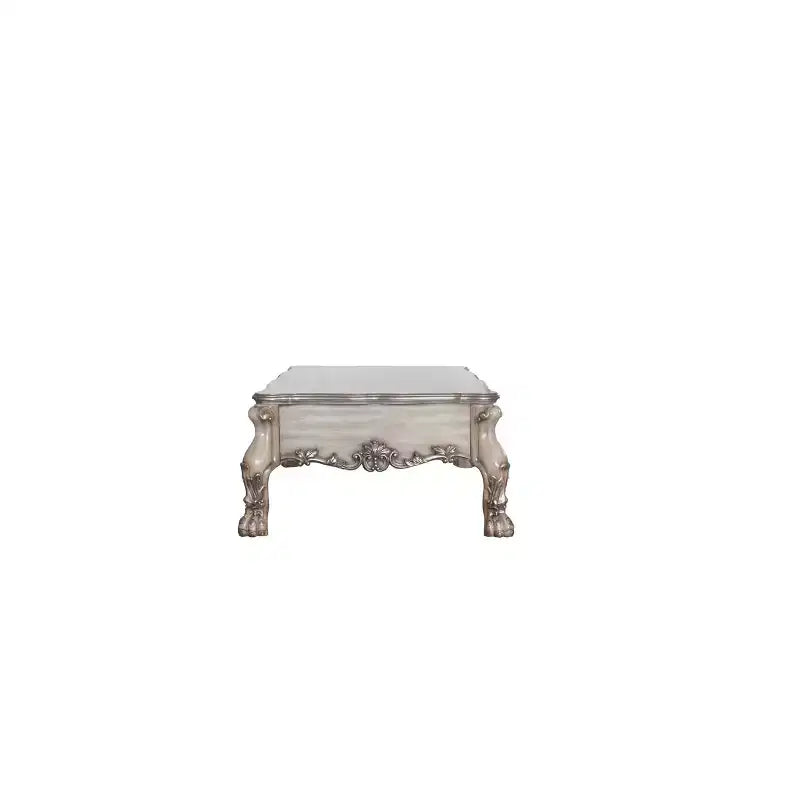 Mesa de centro Dresden de 57" blanco hueso antiguo - Acme Furniture