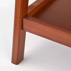 Mesa Consola Buylateral Jhovies - Nogal: Cubierta de Mármol Sintético, Recibidor, Pasillo, Diseño Estrecho