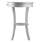 Mesa auxiliar redonda Sasha - Blanco - Winsome