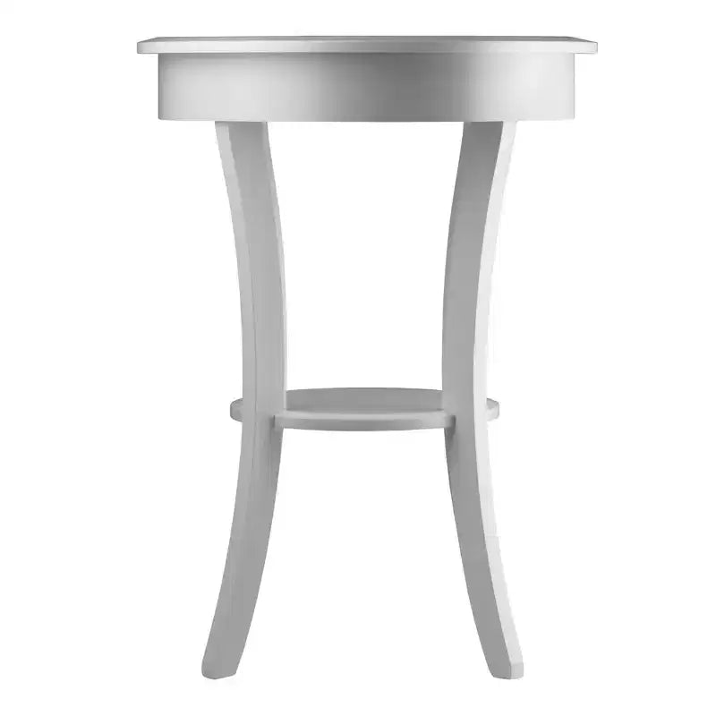 Mesa auxiliar redonda Sasha - Blanco - Winsome