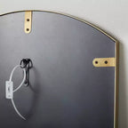 Espejo de pie arqueado rectangular de metal de 48,26 cm x 162,56 cm en latón - Hearth & Hand™ con Magnolia