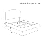 Cama tapizada en microgamuza Seville de Skyline Furniture