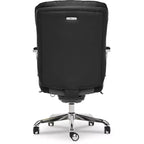 Sillón de oficina Sutherland de cuero acolchado con reposabrazos acolchados - La-Z-Boy