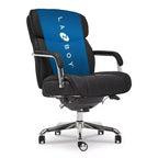 Sillón de oficina Sutherland de cuero acolchado con reposabrazos acolchados - La-Z-Boy