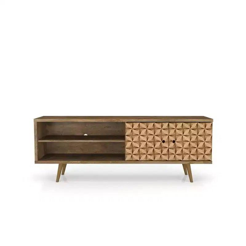 Mueble de TV Liberty de 2 estantes y 2 puertas para televisores de hasta 60 - Manhattan Comfort