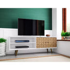 Mueble de TV Liberty de 2 estantes y 2 puertas para televisores de hasta 60 - Manhattan Comfort