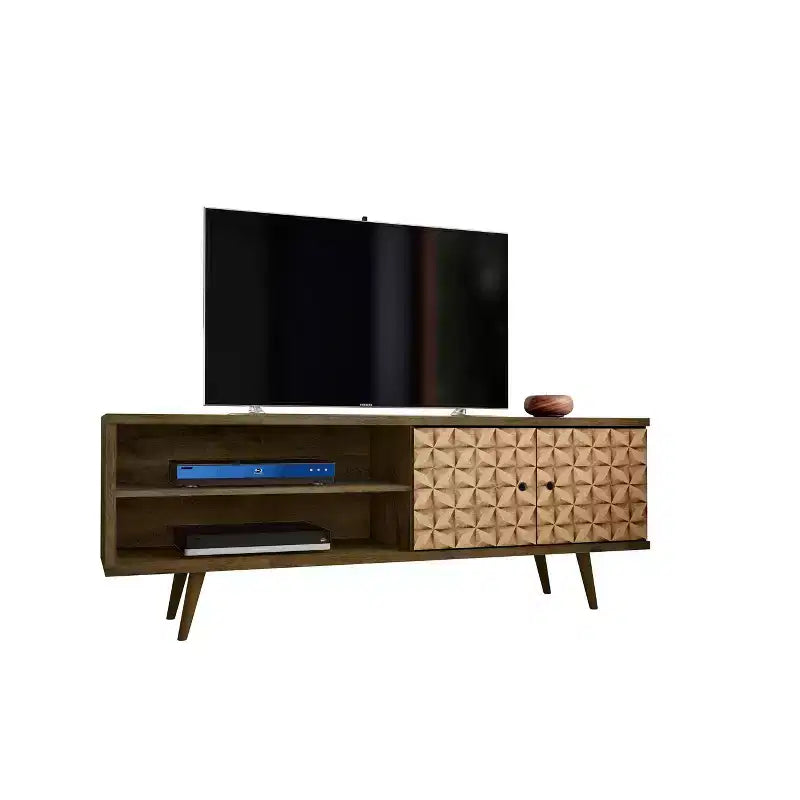 Mueble de TV Liberty de 2 estantes y 2 puertas para televisores de hasta 60 - Manhattan Comfort
