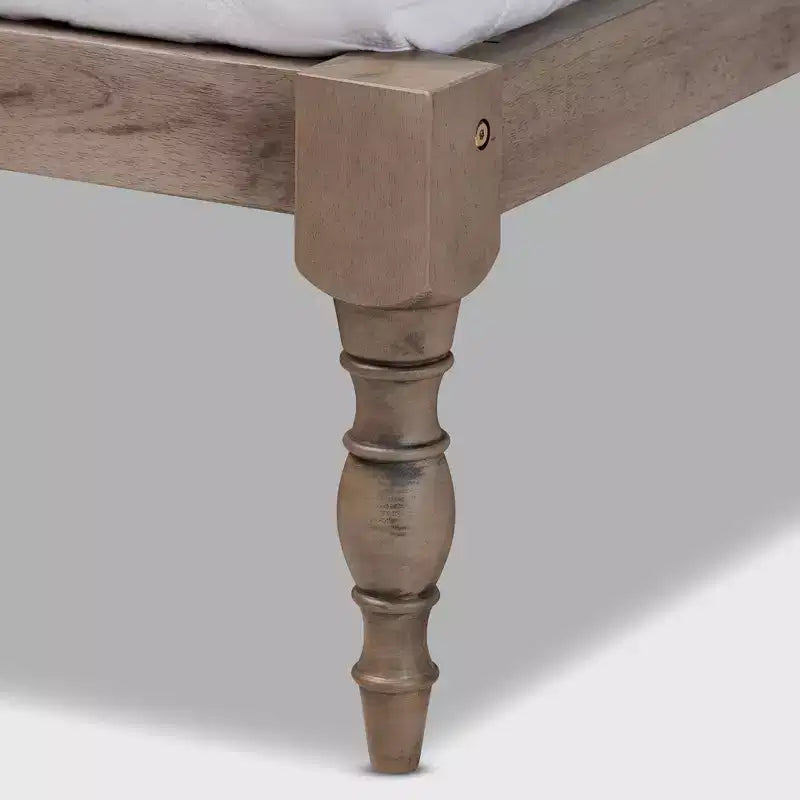 Marco de cama de plataforma Iseline de Baxton Studio
