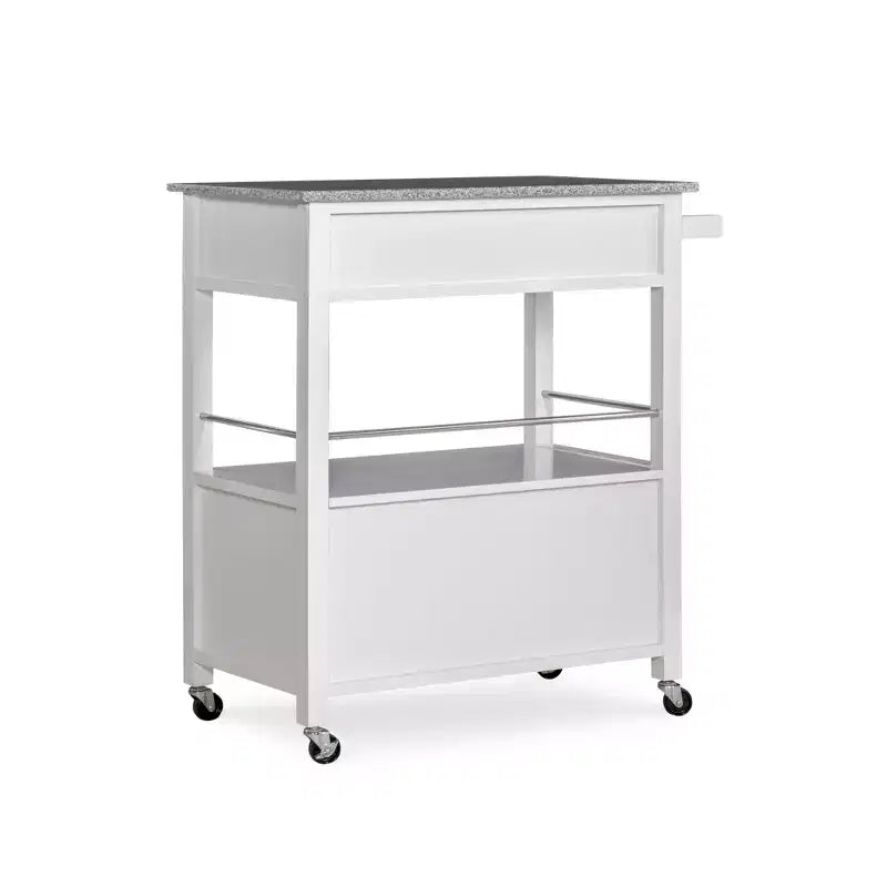 Carrito de cocina Cameron con cubierta de granito - Linon