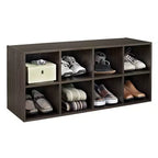 ClosetMaid 5081 Elegante estación de almacenamiento para organizar zapatos para hasta 16 pares de zapatos en Espresso con herrajes