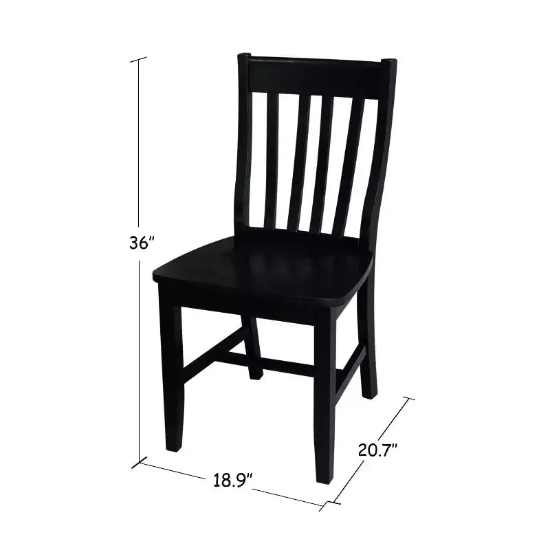 Juego de 2 sillas de cafetería - International Concepts