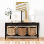 Espejo decorativo rectangular de 24 x 36 con esquinas redondeadas - Threshold diseñado con Studio McGee