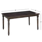 Juego de comedor Burntwood de 6 piezas con banco - Buylateral