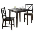 3pc Cross Back Dining Set - Buylateral