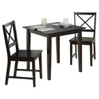 3pc Cross Back Dining Set - Buylateral